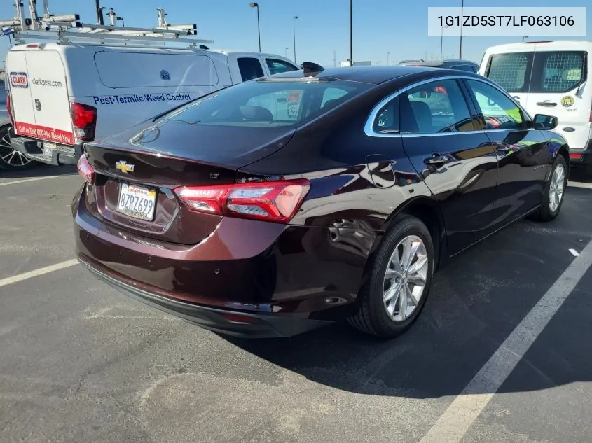 2020 Chevrolet Malibu Fwd Lt VIN: 1G1ZD5ST7LF063106 Lot: 40879142