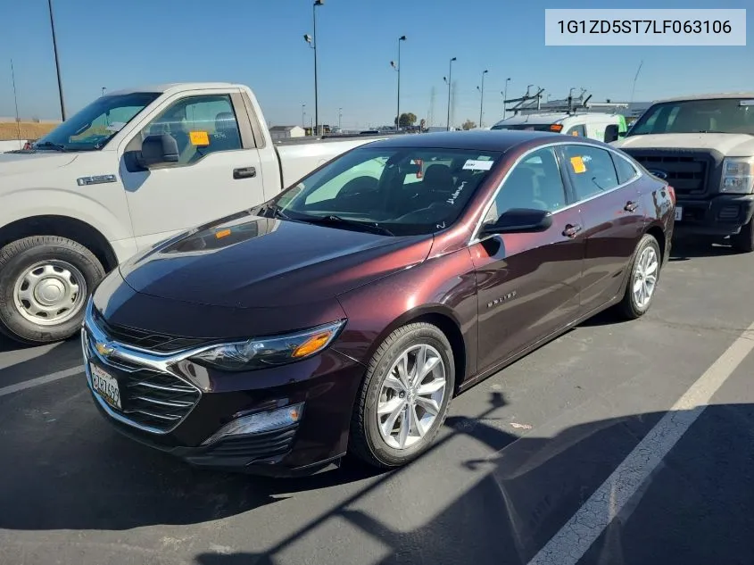 2020 Chevrolet Malibu Fwd Lt VIN: 1G1ZD5ST7LF063106 Lot: 40879142