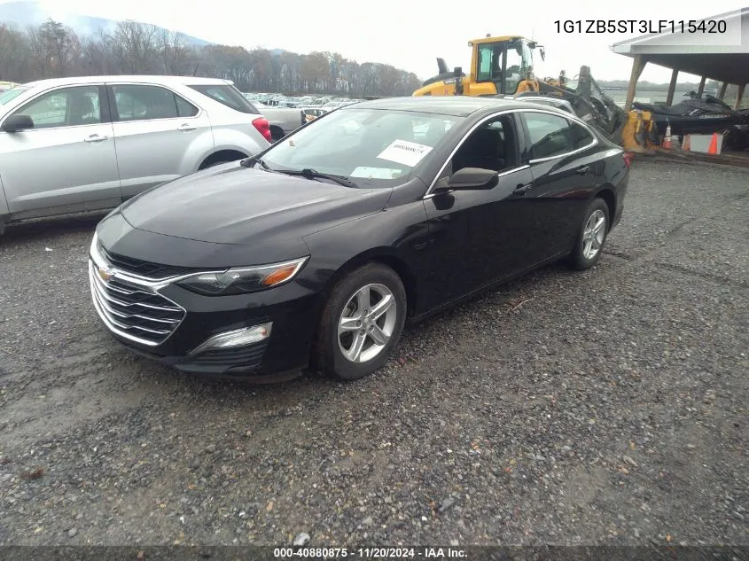 2020 Chevrolet Malibu Fwd Ls VIN: 1G1ZB5ST3LF115420 Lot: 40880875