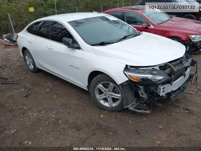 2020 Chevrolet Malibu Fwd 1Fl VIN: 1G1ZC5ST0LF093132 Lot: 40882216