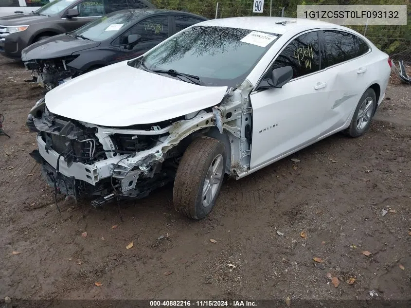 2020 Chevrolet Malibu Fwd 1Fl VIN: 1G1ZC5ST0LF093132 Lot: 40882216