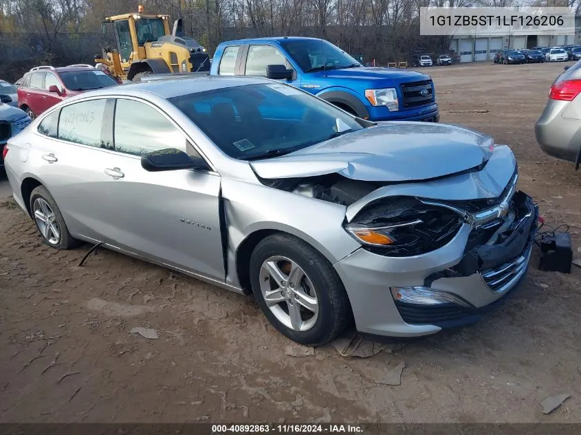 2020 Chevrolet Malibu Fwd Ls VIN: 1G1ZB5ST1LF126206 Lot: 40892863