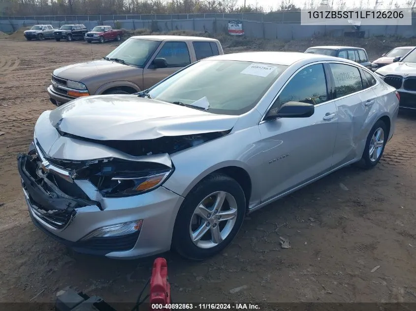 2020 Chevrolet Malibu Fwd Ls VIN: 1G1ZB5ST1LF126206 Lot: 40892863