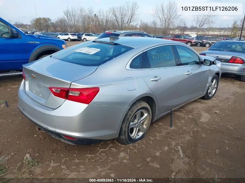 2020 Chevrolet Malibu Fwd Ls VIN: 1G1ZB5ST1LF126206 Lot: 40892863