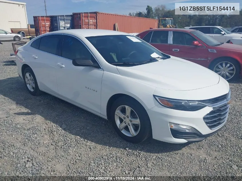 2020 Chevrolet Malibu Fwd Ls VIN: 1G1ZB5ST5LF154414 Lot: 40902916