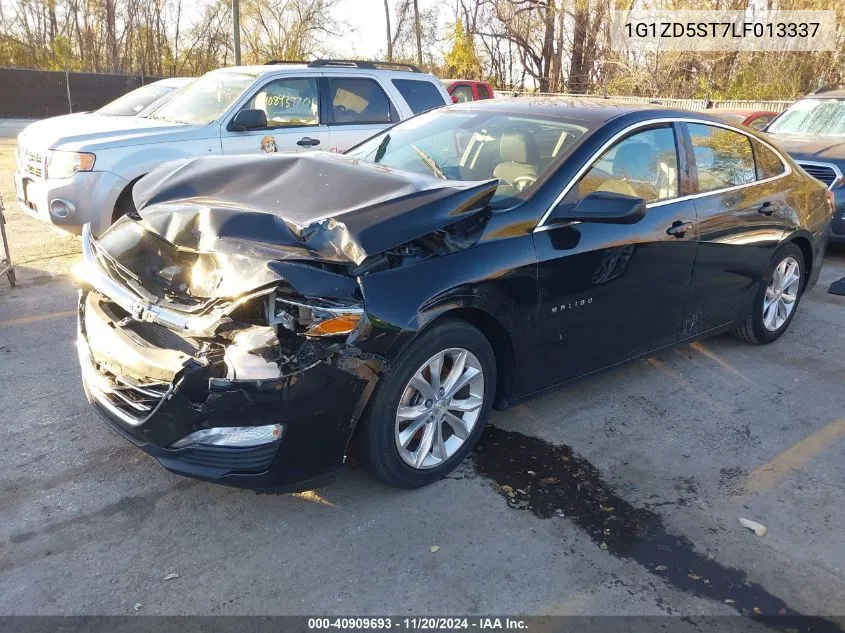 2020 Chevrolet Malibu Fwd Lt VIN: 1G1ZD5ST7LF013337 Lot: 40909693