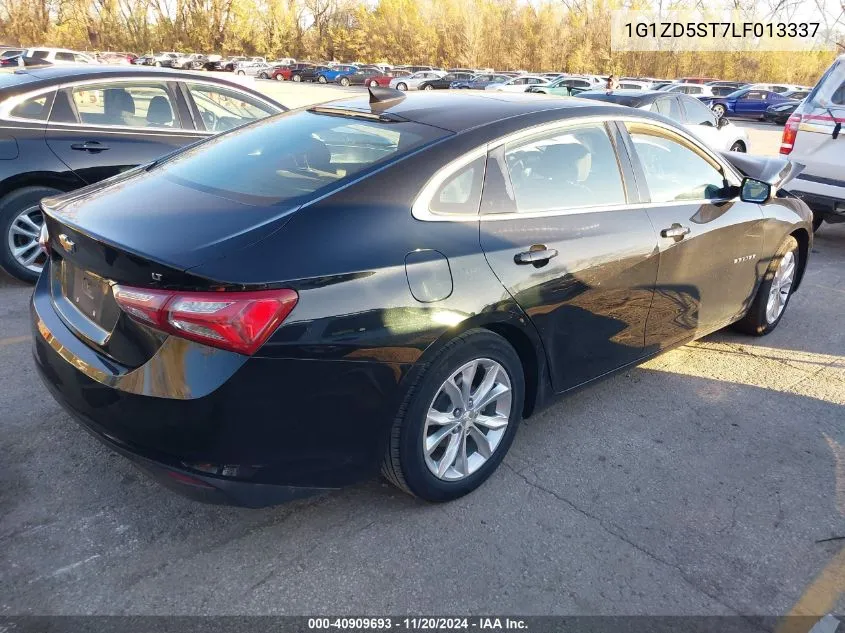 2020 Chevrolet Malibu Fwd Lt VIN: 1G1ZD5ST7LF013337 Lot: 40909693