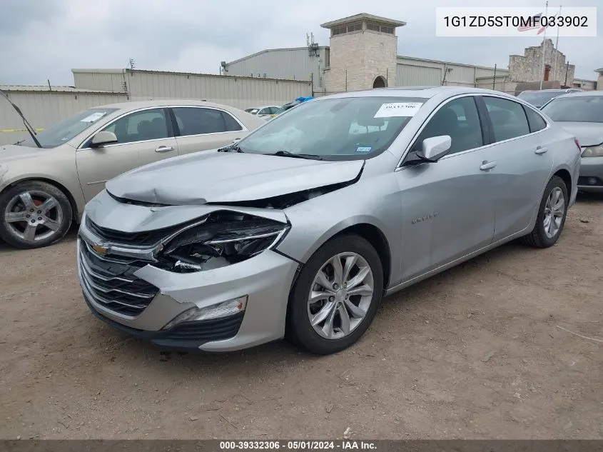 2021 Chevrolet Malibu Fwd Lt VIN: 1G1ZD5ST0MF033902 Lot: 39332306