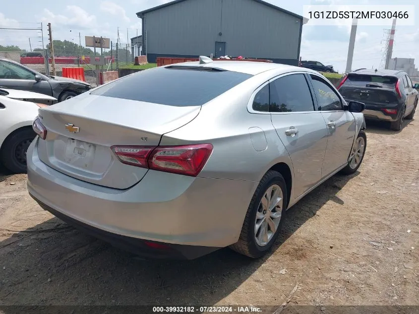 2021 Chevrolet Malibu Fwd Lt VIN: 1G1ZD5ST2MF030466 Lot: 39932182