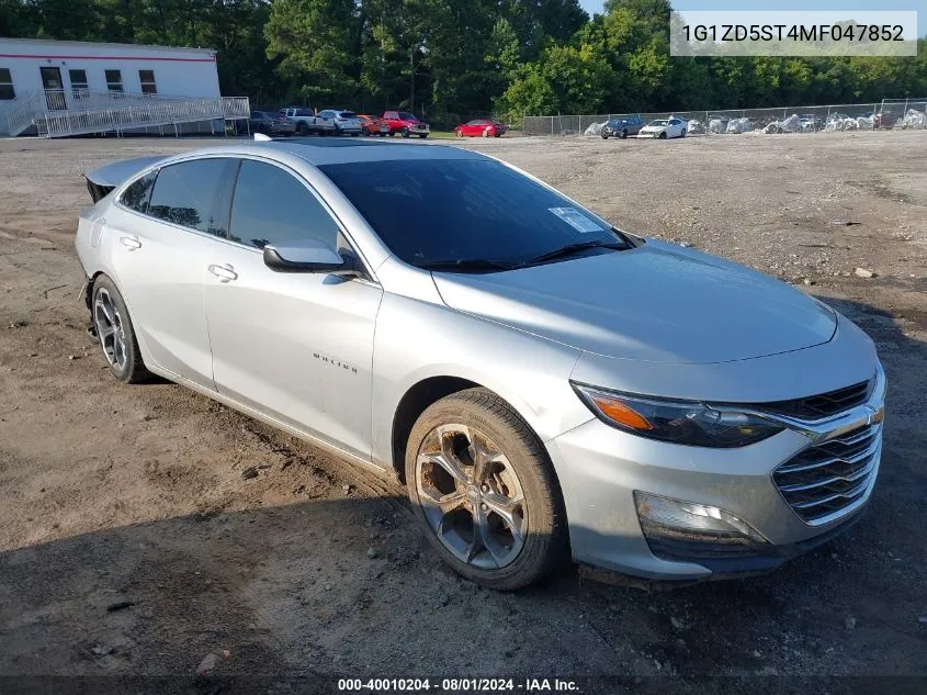 2021 Chevrolet Malibu Fwd Lt VIN: 1G1ZD5ST4MF047852 Lot: 40010204