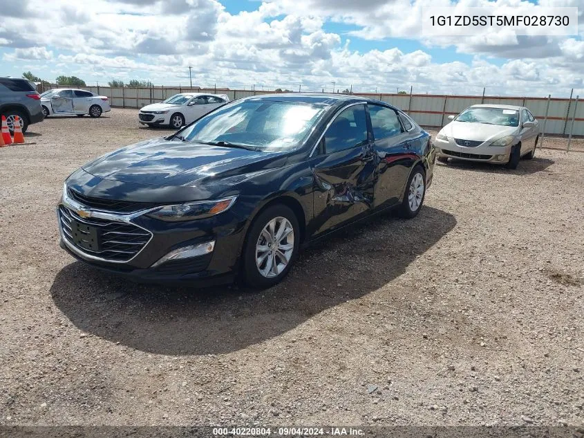 2021 Chevrolet Malibu Fwd Lt VIN: 1G1ZD5ST5MF028730 Lot: 40220804