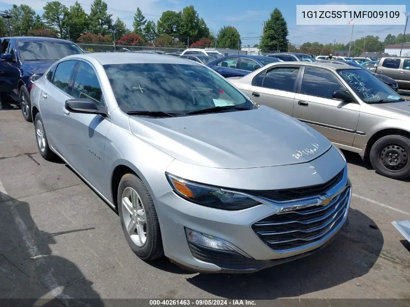 2021 Chevrolet Malibu Fwd 1Fl VIN: 1G1ZC5ST1MF009109 Lot: 40261463