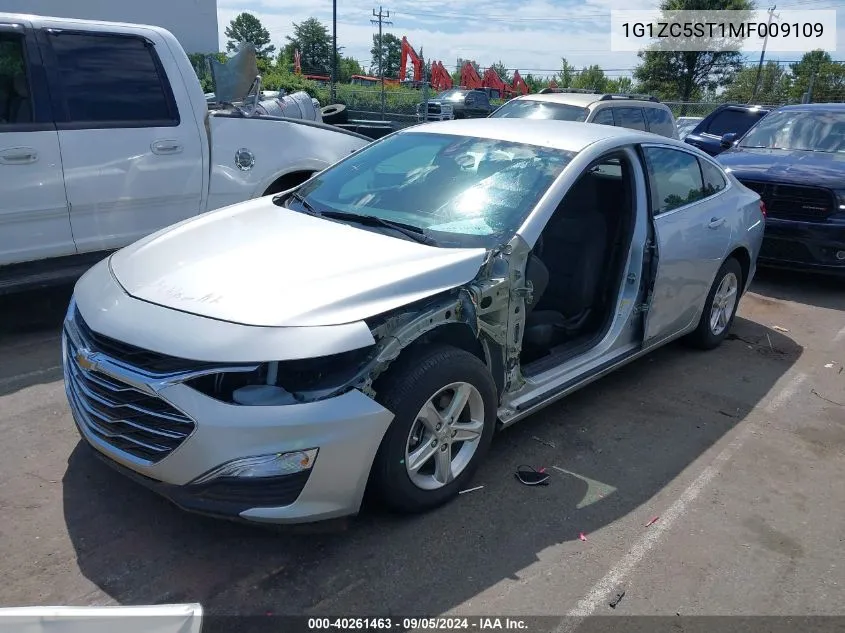 2021 Chevrolet Malibu Fwd 1Fl VIN: 1G1ZC5ST1MF009109 Lot: 40261463