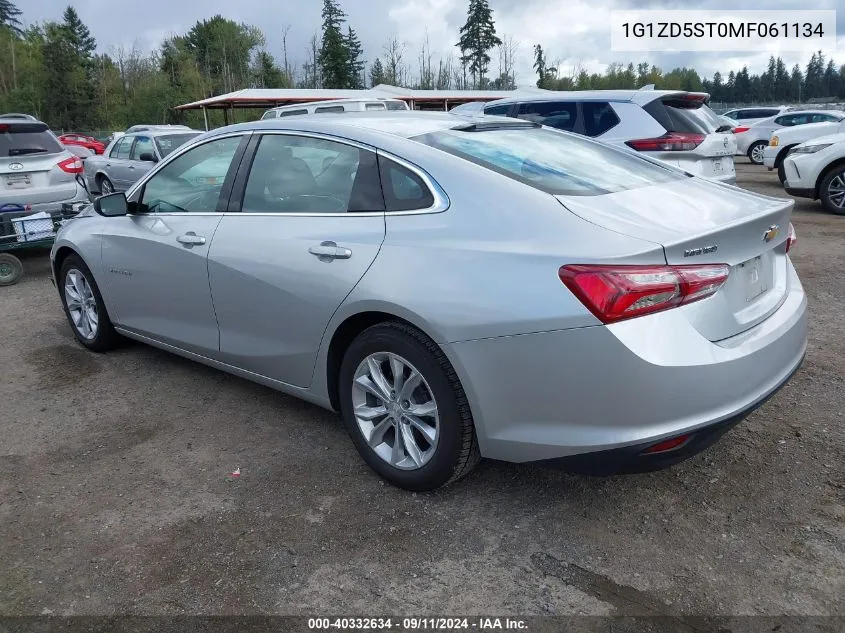 1G1ZD5ST0MF061134 2021 Chevrolet Malibu Lt