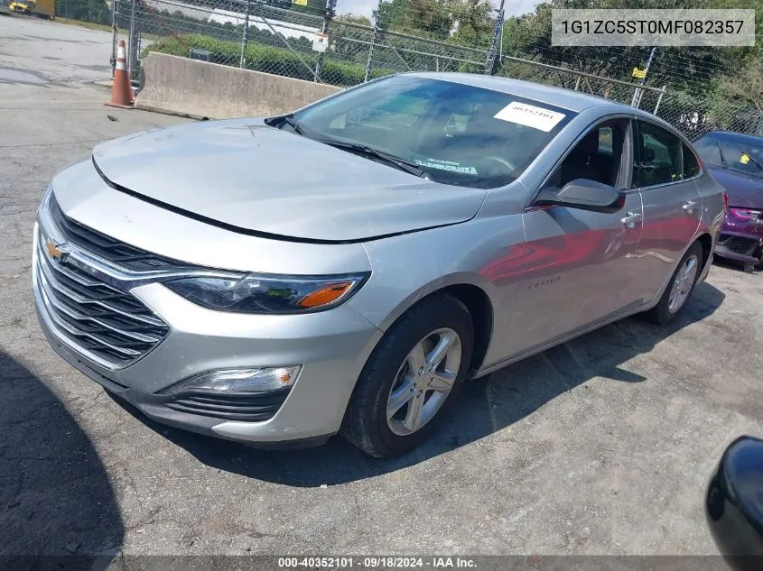 2021 Chevrolet Malibu Ls VIN: 1G1ZC5ST0MF082357 Lot: 40352101