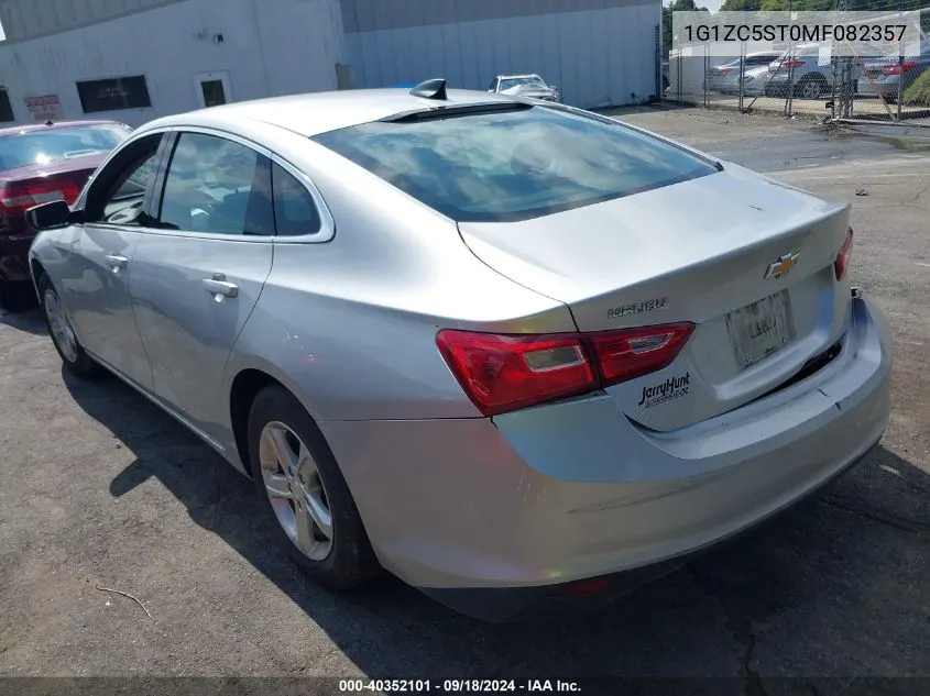 2021 Chevrolet Malibu Ls VIN: 1G1ZC5ST0MF082357 Lot: 40352101