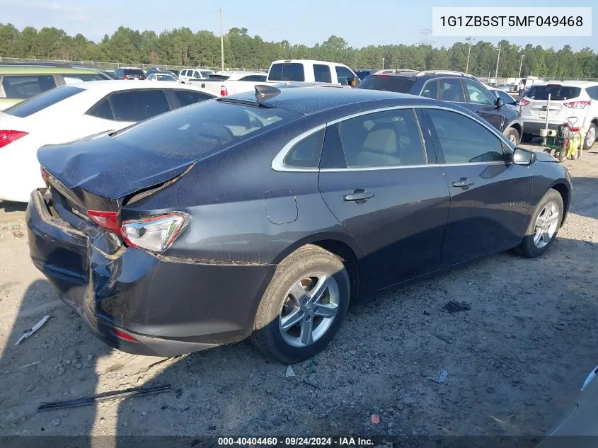 2021 Chevrolet Malibu Ls VIN: 1G1ZB5ST5MF049468 Lot: 40404460