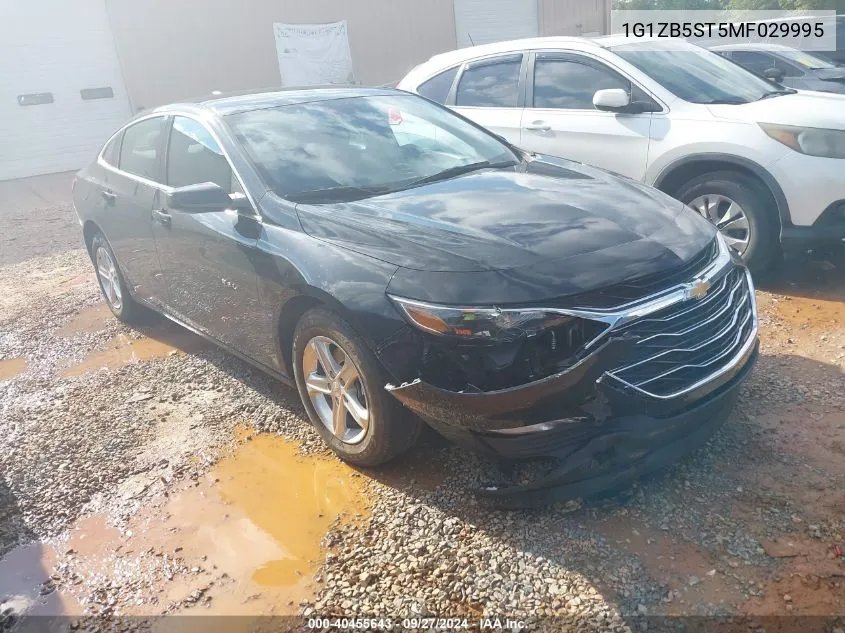 2021 Chevrolet Malibu Fwd Ls VIN: 1G1ZB5ST5MF029995 Lot: 40455643