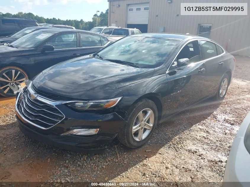 2021 Chevrolet Malibu Fwd Ls VIN: 1G1ZB5ST5MF029995 Lot: 40455643