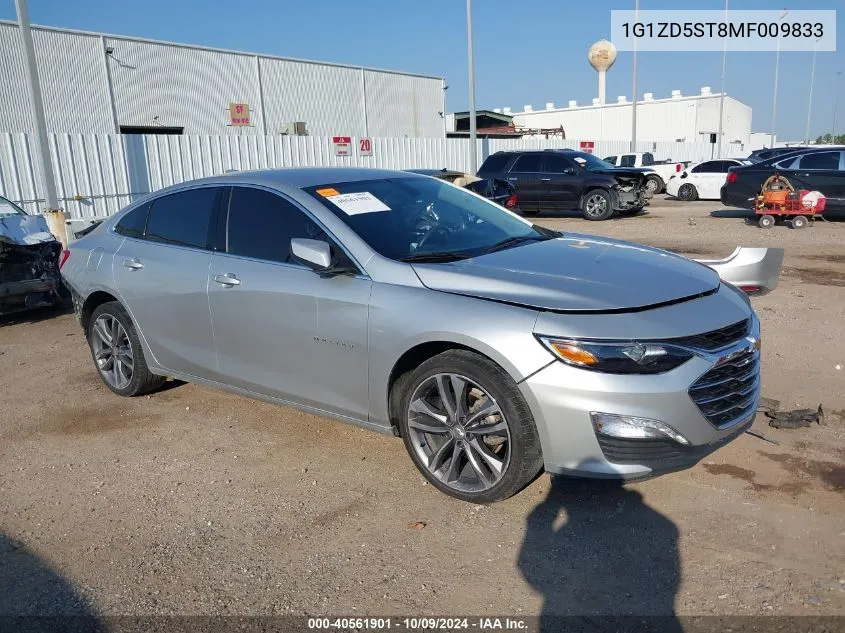 2021 Chevrolet Malibu Fwd Lt VIN: 1G1ZD5ST8MF009833 Lot: 40561901