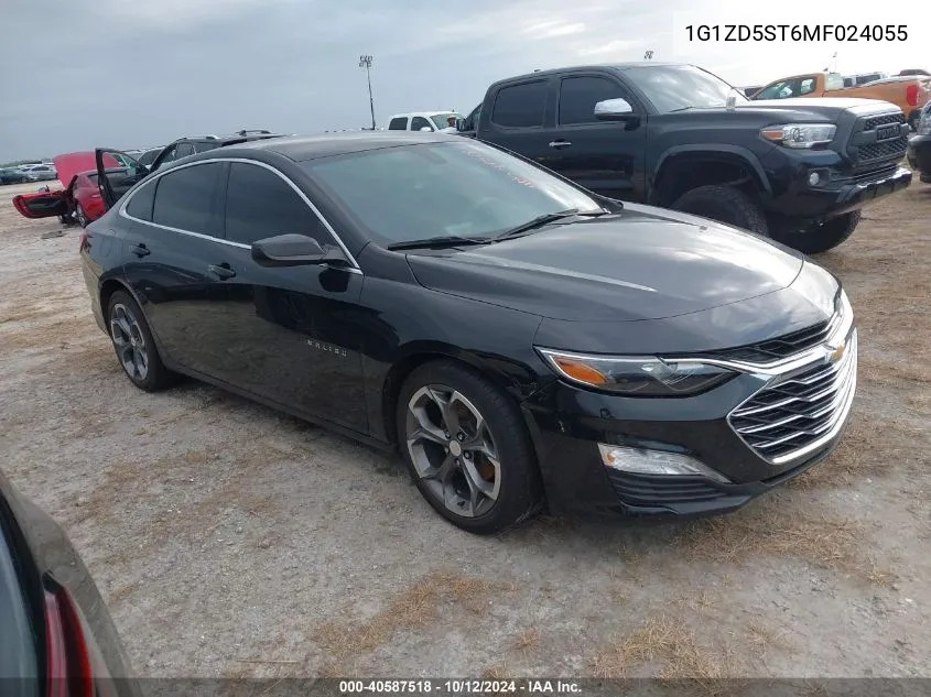 2021 Chevrolet Malibu Fwd Lt VIN: 1G1ZD5ST6MF024055 Lot: 40587518