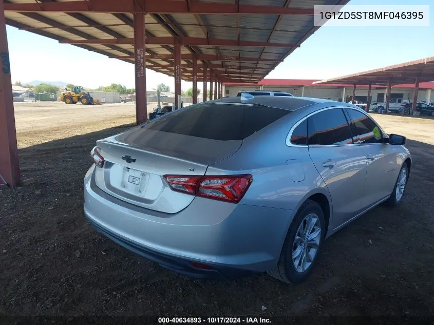 2021 Chevrolet Malibu Fwd Lt VIN: 1G1ZD5ST8MF046395 Lot: 40634893