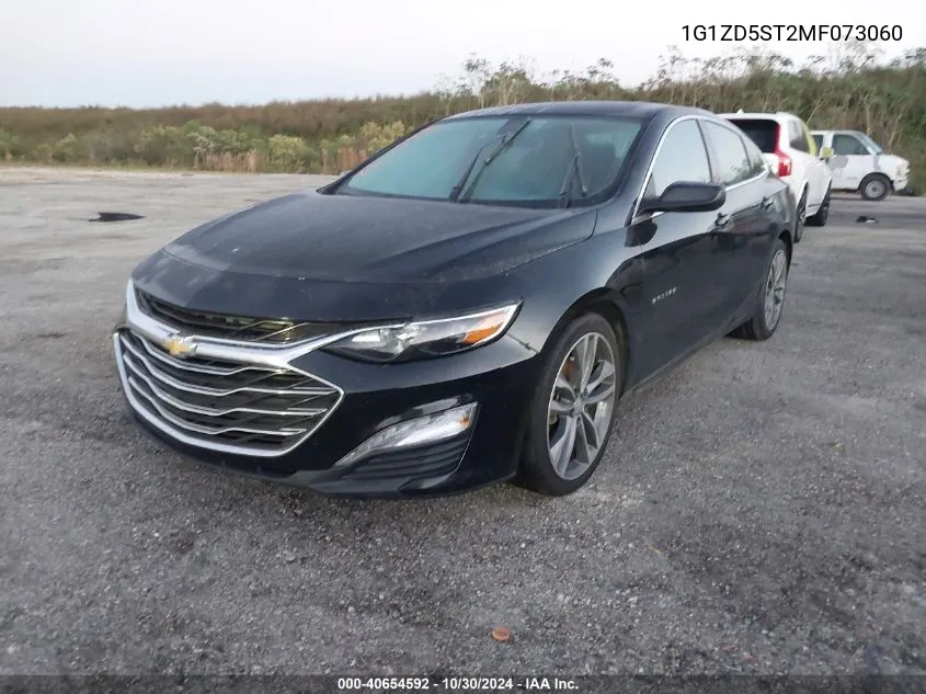 2021 Chevrolet Malibu Fwd Lt VIN: 1G1ZD5ST2MF073060 Lot: 40654592