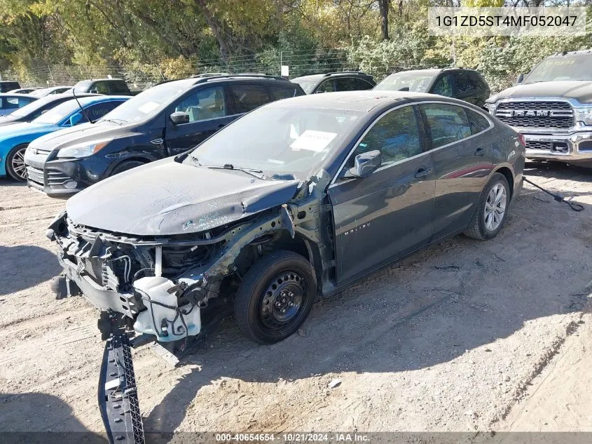 2021 Chevrolet Malibu Lt VIN: 1G1ZD5ST4MF052047 Lot: 40654654