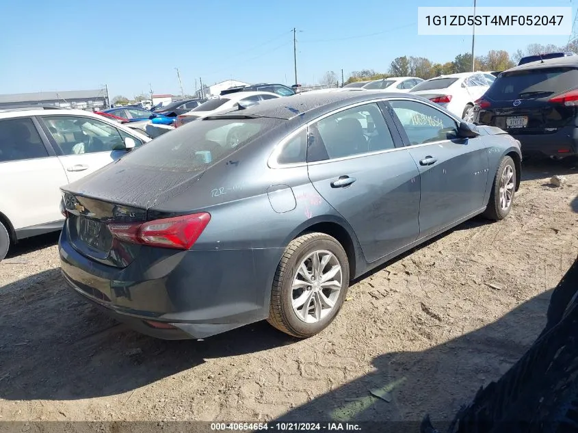 2021 Chevrolet Malibu Lt VIN: 1G1ZD5ST4MF052047 Lot: 40654654