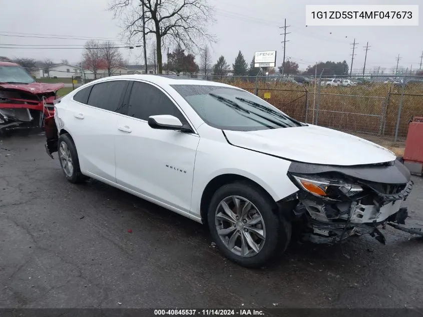 2021 Chevrolet Malibu Fwd Lt VIN: 1G1ZD5ST4MF047673 Lot: 40845537