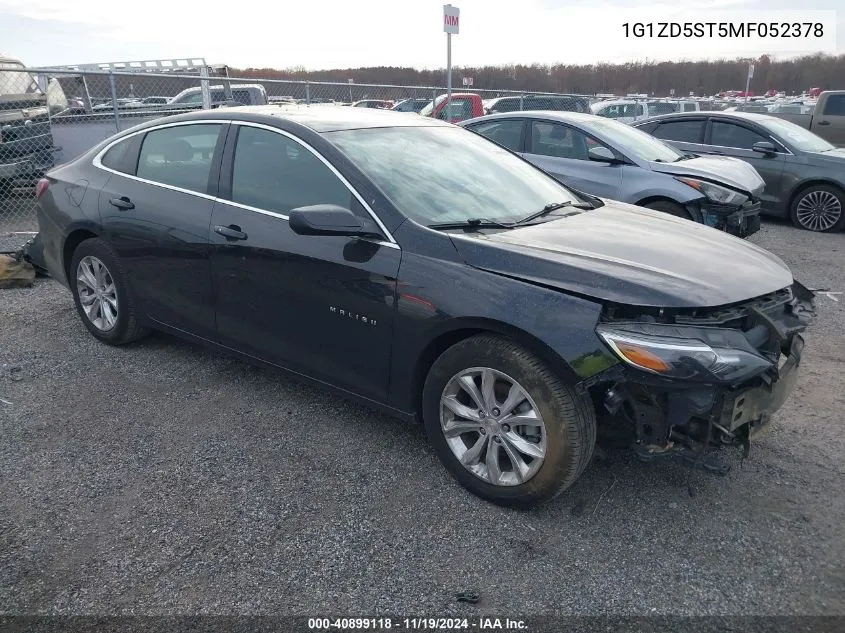 2021 Chevrolet Malibu Fwd Lt VIN: 1G1ZD5ST5MF052378 Lot: 40899118