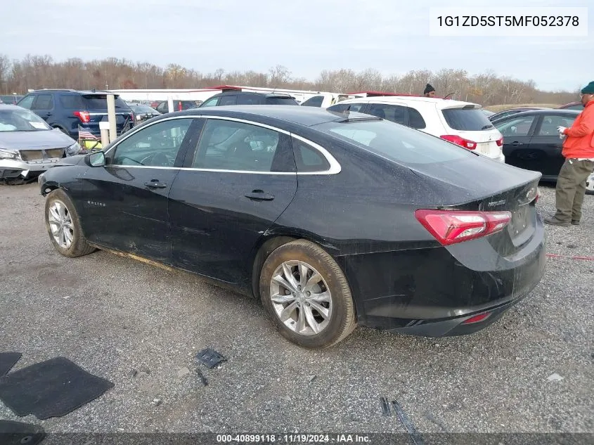 2021 Chevrolet Malibu Fwd Lt VIN: 1G1ZD5ST5MF052378 Lot: 40899118