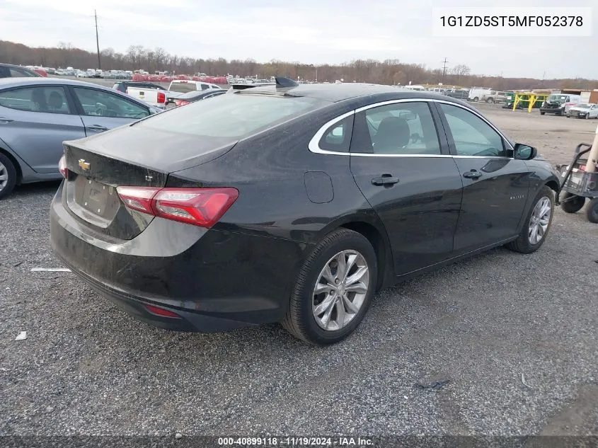 2021 Chevrolet Malibu Fwd Lt VIN: 1G1ZD5ST5MF052378 Lot: 40899118