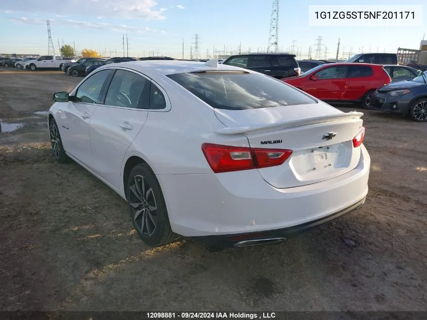 1G1ZG5ST5NF201171 2022 Chevrolet Malibu