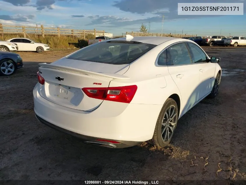 1G1ZG5ST5NF201171 2022 Chevrolet Malibu