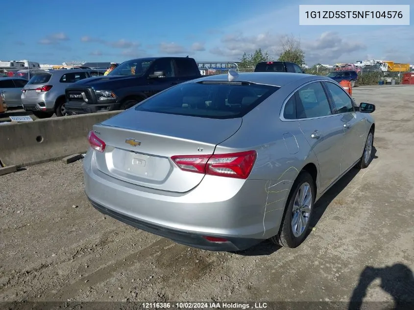 1G1ZD5ST5NF104576 2022 Chevrolet Malibu