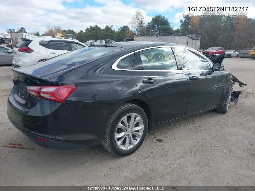 1G1ZD5ST2NF182247 2022 Chevrolet Malibu