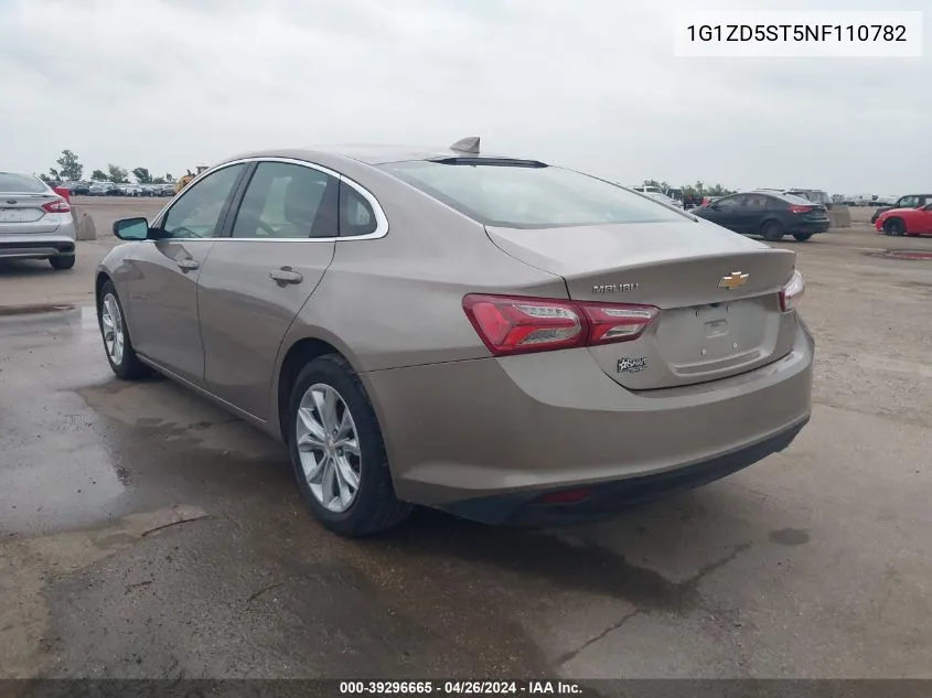 2022 Chevrolet Malibu Fwd Lt VIN: 1G1ZD5ST5NF110782 Lot: 39296665