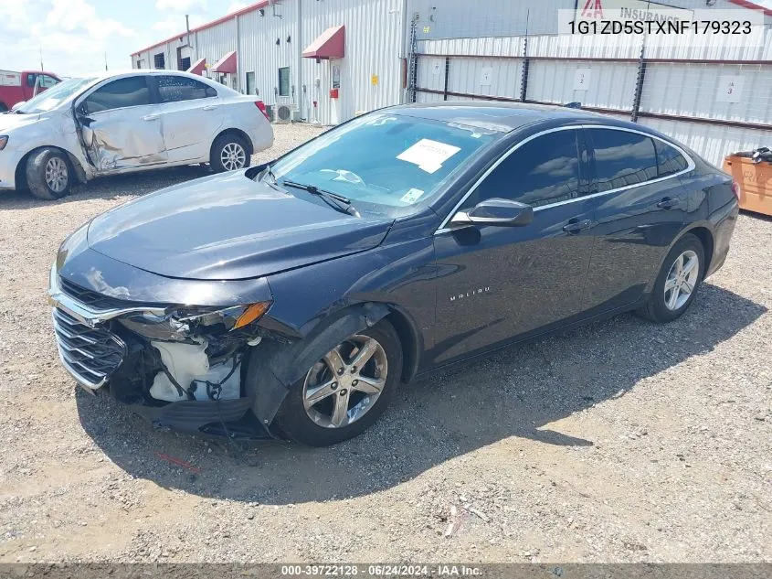 1G1ZD5STXNF179323 2022 Chevrolet Malibu Fwd Lt