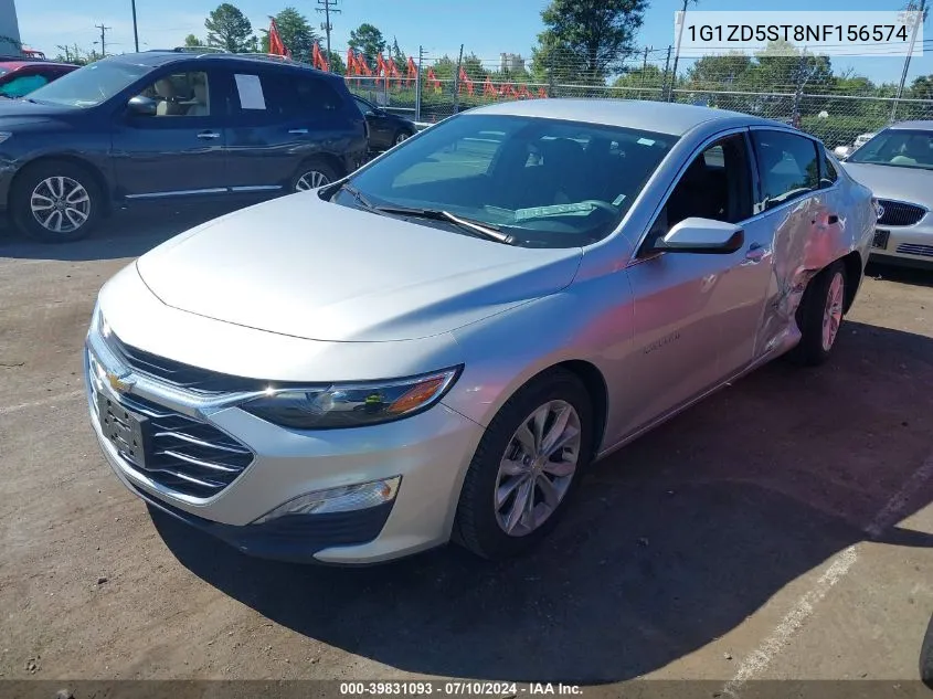 1G1ZD5ST8NF156574 2022 Chevrolet Malibu Fwd Lt