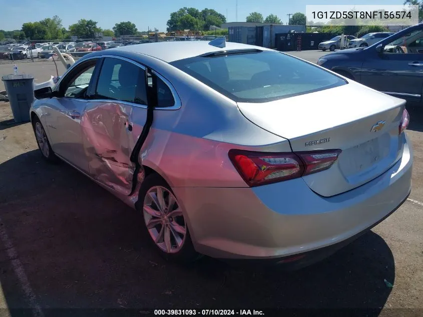 1G1ZD5ST8NF156574 2022 Chevrolet Malibu Fwd Lt