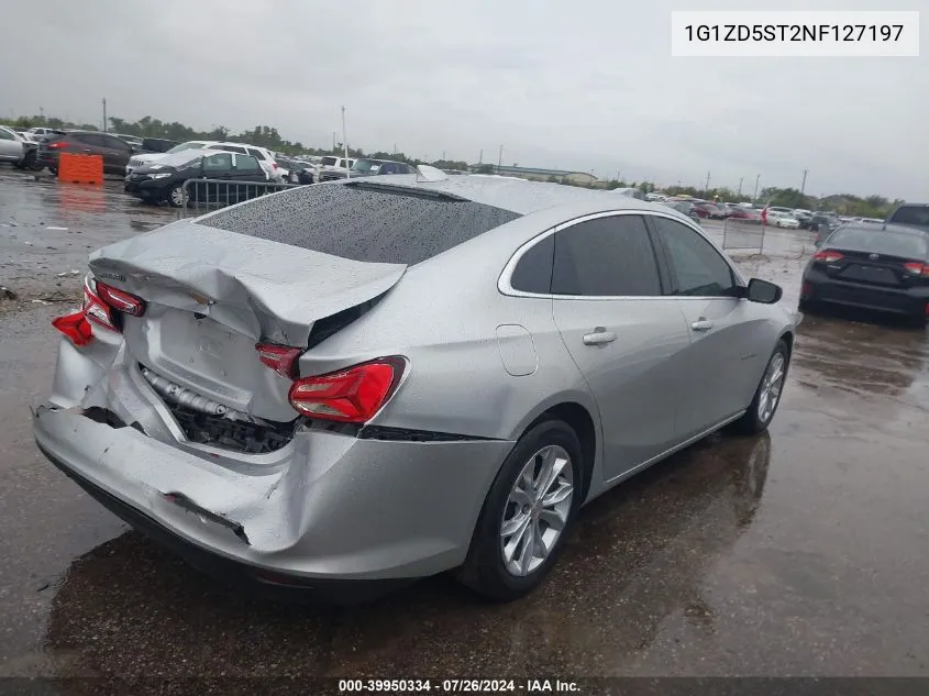 2022 Chevrolet Malibu Fwd Lt VIN: 1G1ZD5ST2NF127197 Lot: 39950334