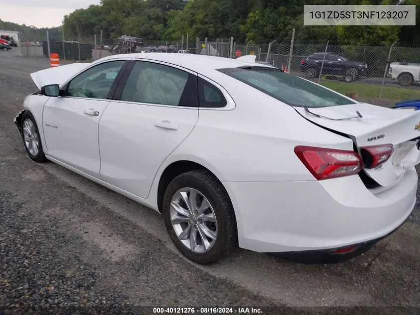 1G1ZD5ST3NF123207 2022 Chevrolet Malibu Fwd Lt