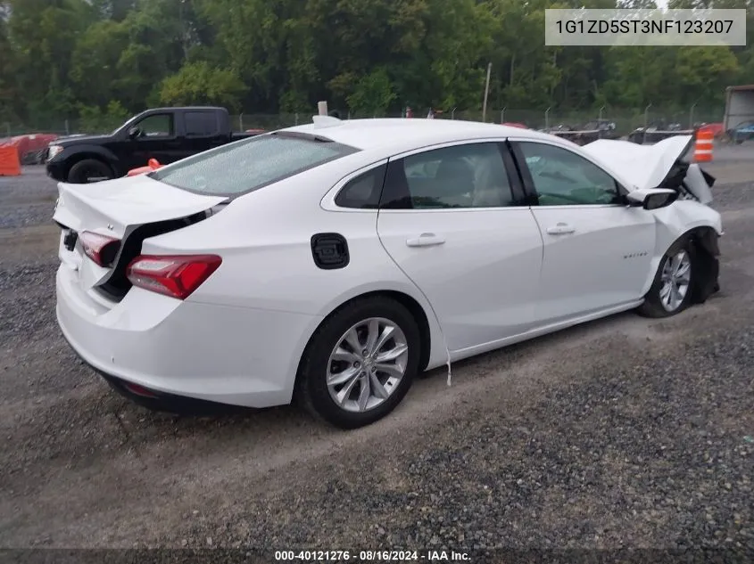 1G1ZD5ST3NF123207 2022 Chevrolet Malibu Fwd Lt