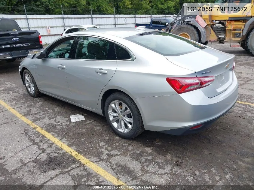 2022 Chevrolet Malibu Fwd Lt VIN: 1G1ZD5ST7NF125672 Lot: 40132376