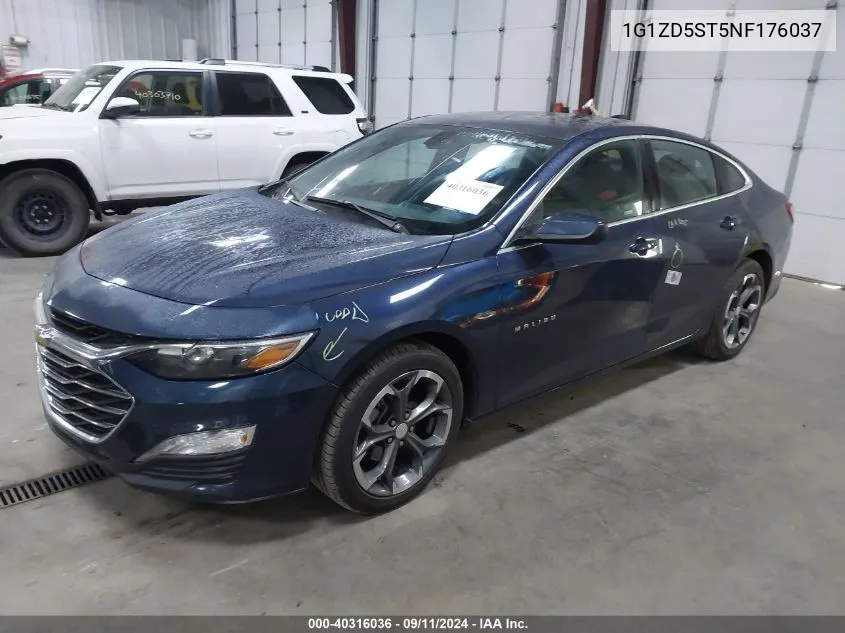 1G1ZD5ST5NF176037 2022 Chevrolet Malibu Lt