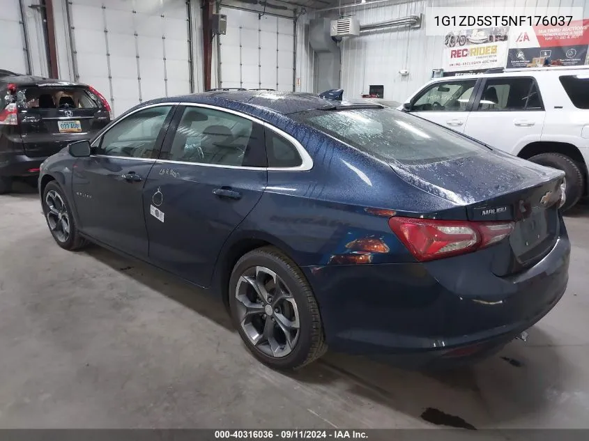 1G1ZD5ST5NF176037 2022 Chevrolet Malibu Lt