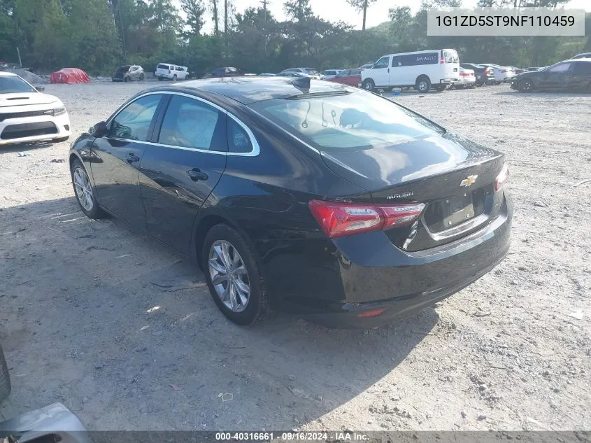 2022 Chevrolet Malibu Fwd Lt VIN: 1G1ZD5ST9NF110459 Lot: 40316661