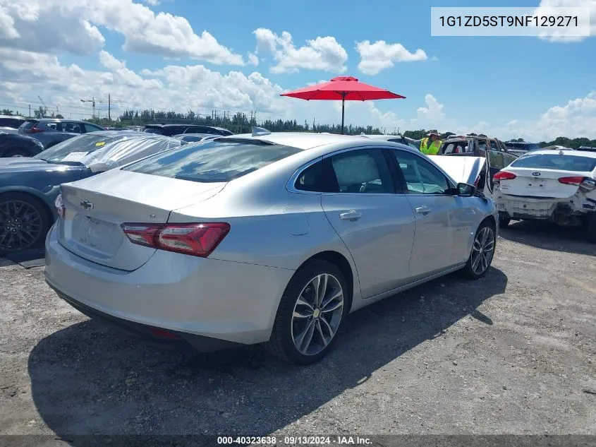 2022 Chevrolet Malibu Fwd Lt VIN: 1G1ZD5ST9NF129271 Lot: 40323638