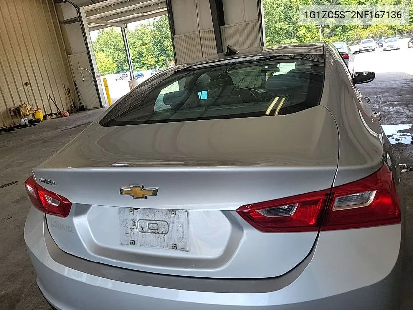 1G1ZC5ST2NF167136 2022 Chevrolet Malibu Ls